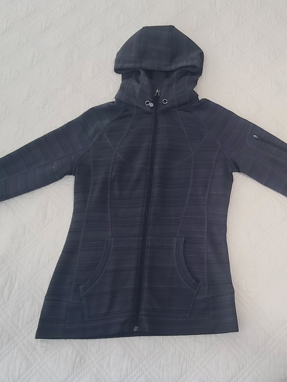 Athleta Hooded Zip Jacket
